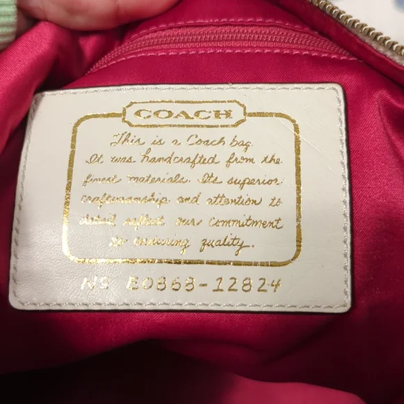 Authentic Coach Purse - Picture 3 of 6
